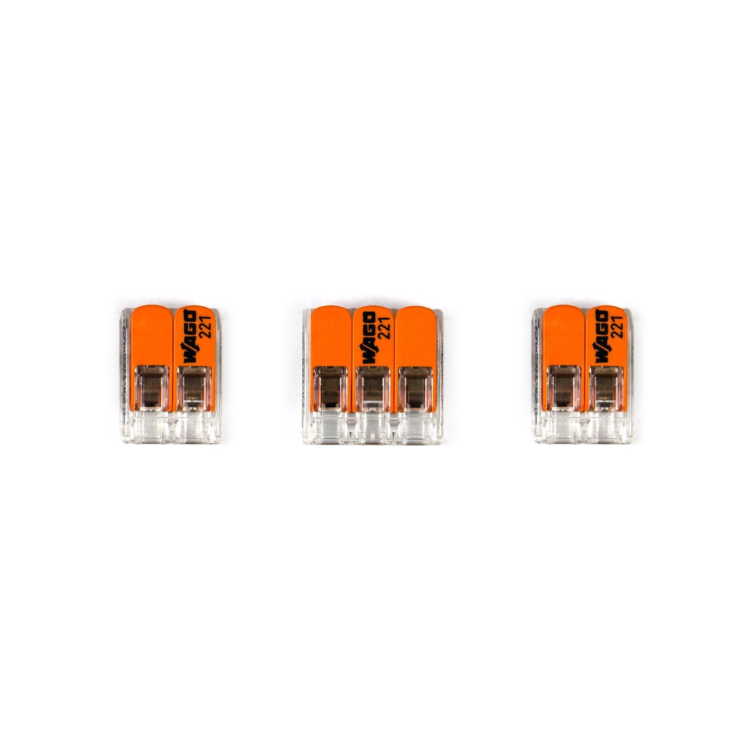 Sada konektorů WAGO 3 x 0,2 - 4 mm², 450 V, 24 A s baldachýnem