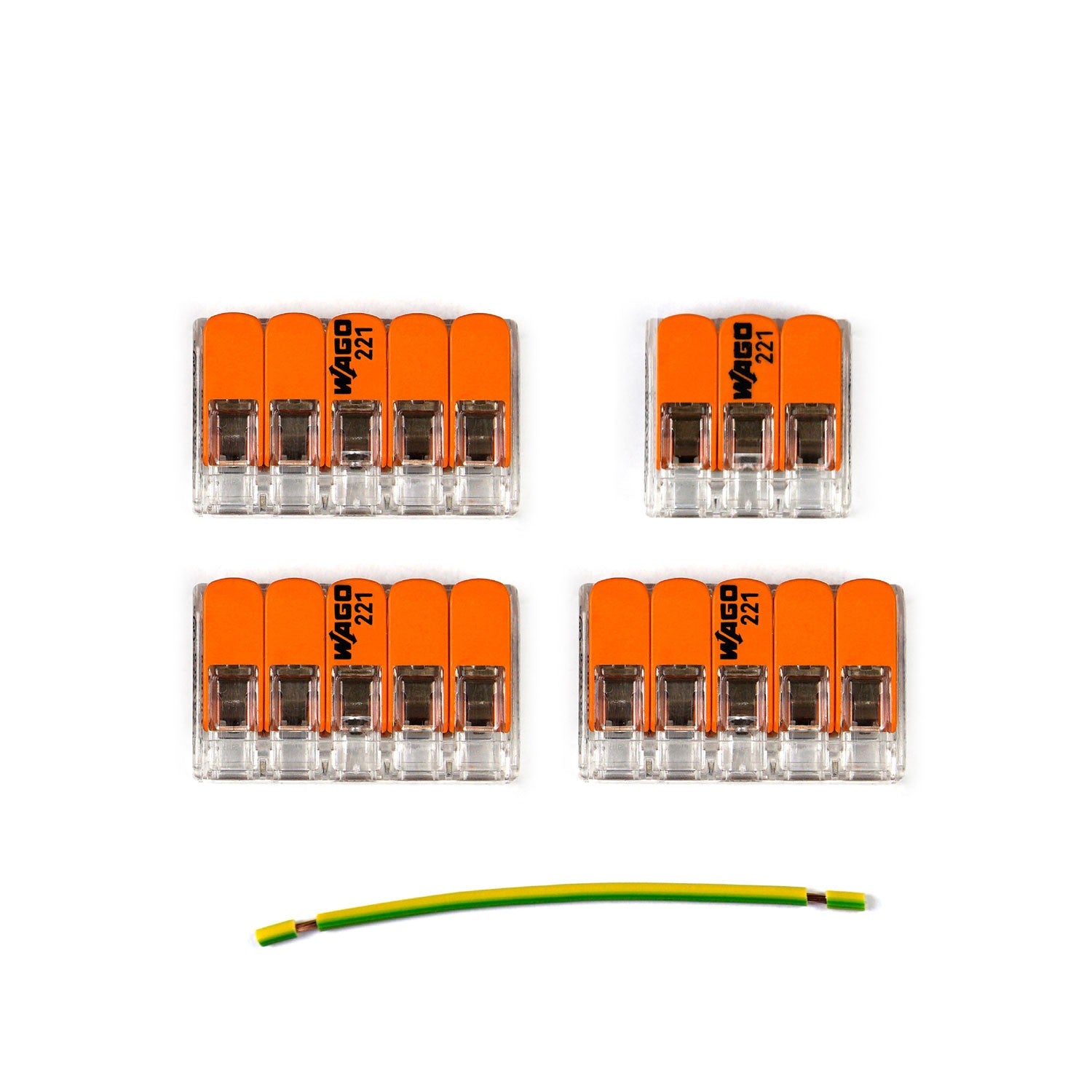 Sada konektorů WAGO 3x0,2-4 mm², 5 pólů, 450 V
