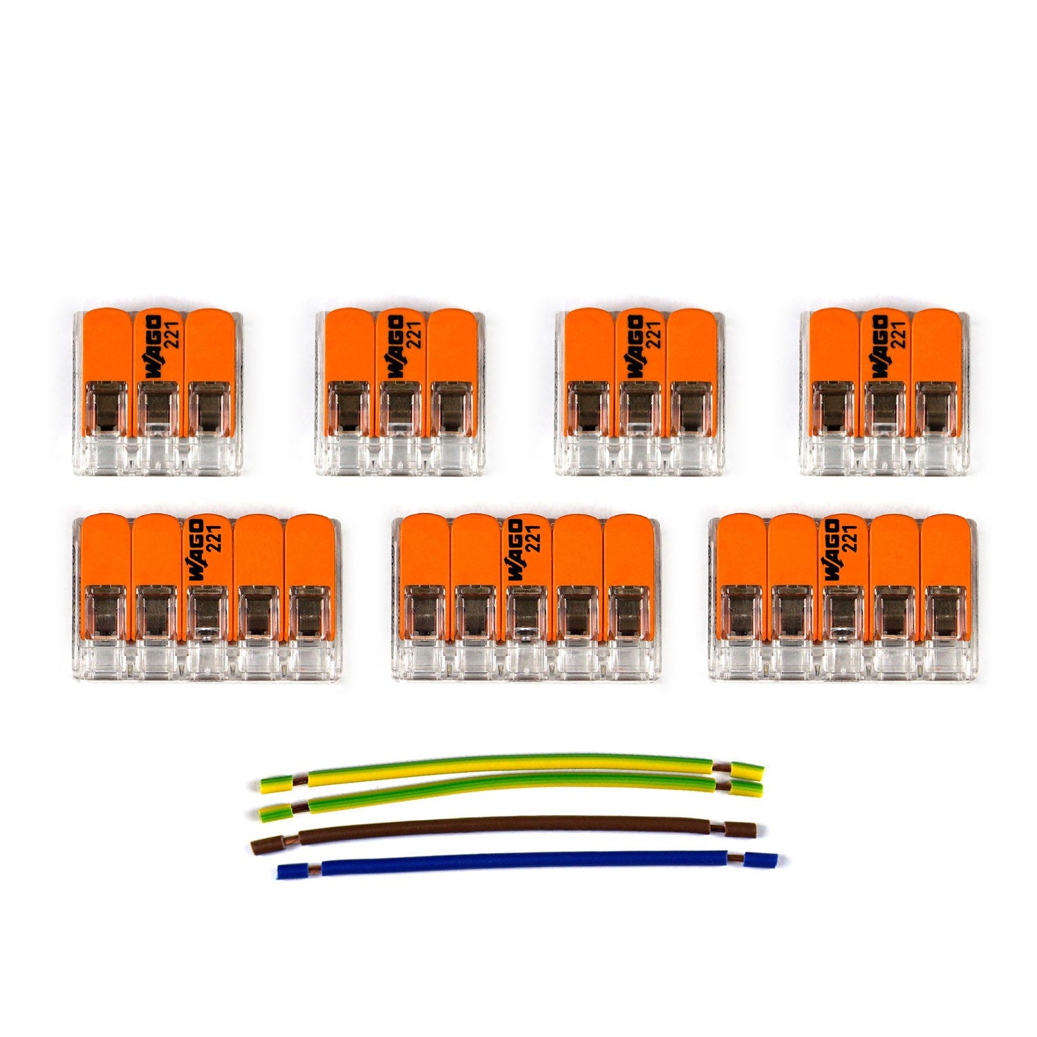 Sada konektorů WAGO 5 pólů, jmenovité napětí 450 V, pro třížílový kabel