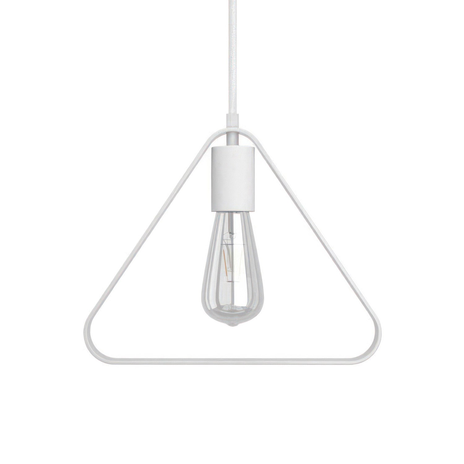 Závěsná lampa Duedì Apex s textilním kabelem, 280 mm stínidlo, stmívatelná LED 7W