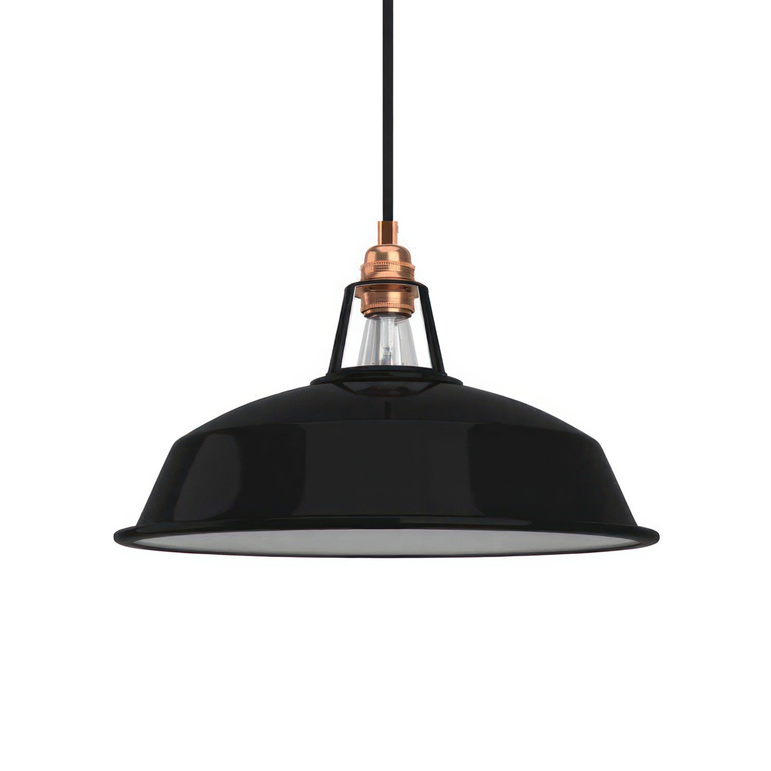 Závěsná lampa Harbour s textilním kabelem a stmívatelným LED zdrojem 7W, 640 Lm