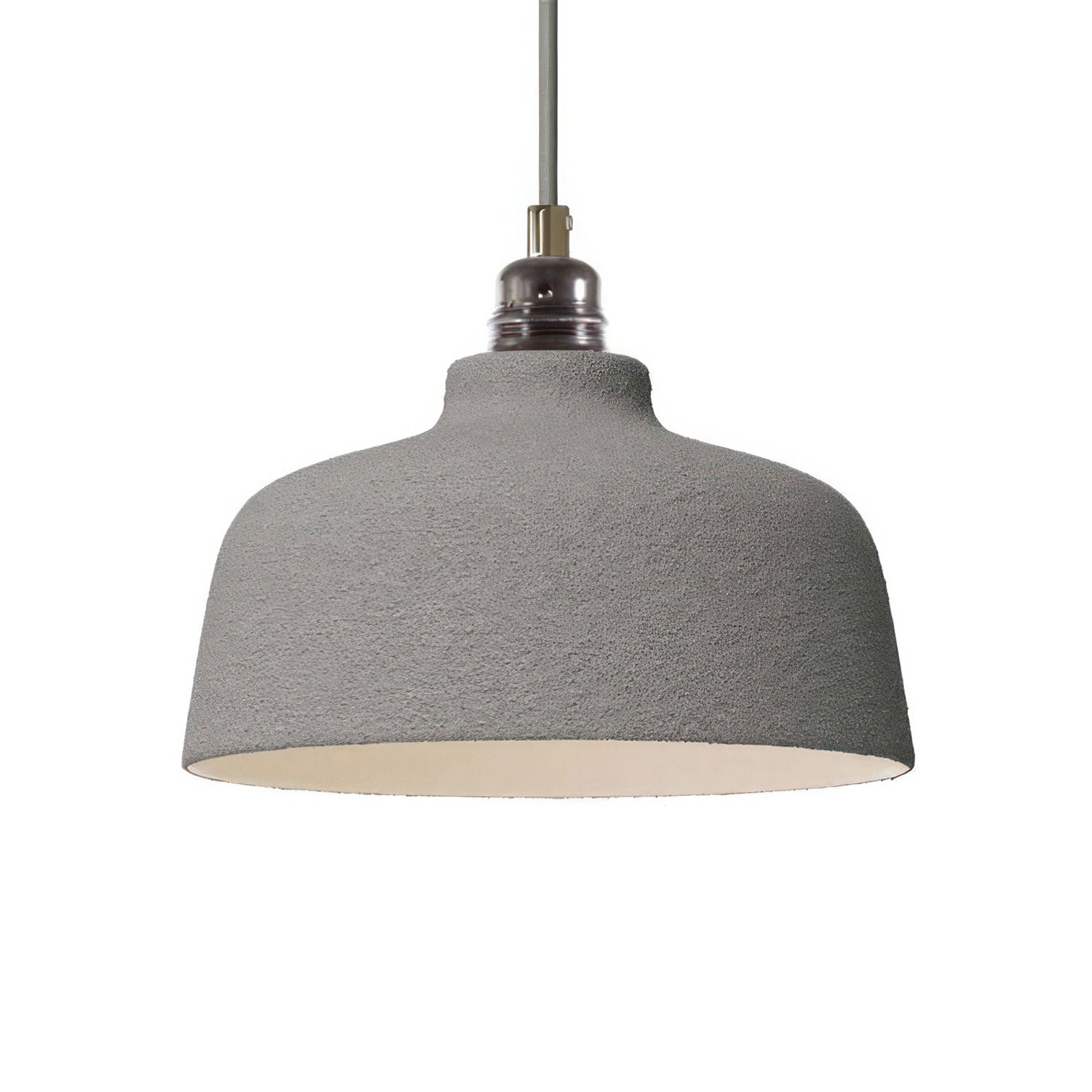 Závěsná lampa s keramickým stínidlem 240 mm, 120 cm textilní kabel