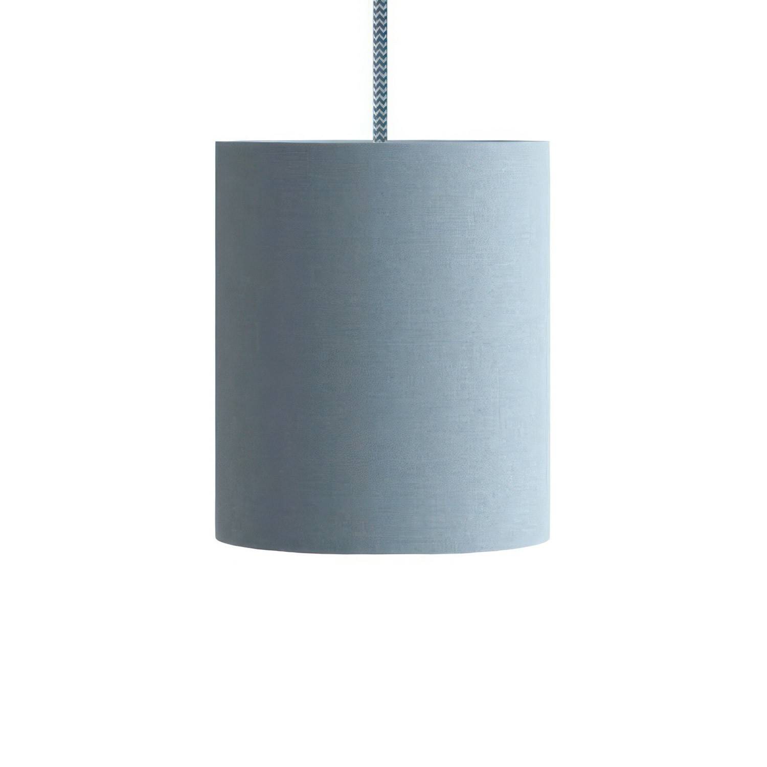 Závěsná lampa s textilním stínidlem Ø 150 mm a 120 cm kabelem