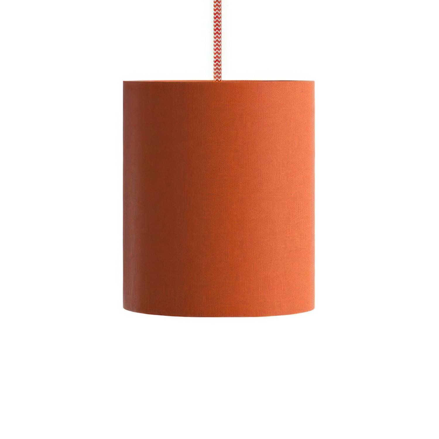 Závěsná lampa s textilním stínidlem Ø 150 mm a 120 cm kabelem