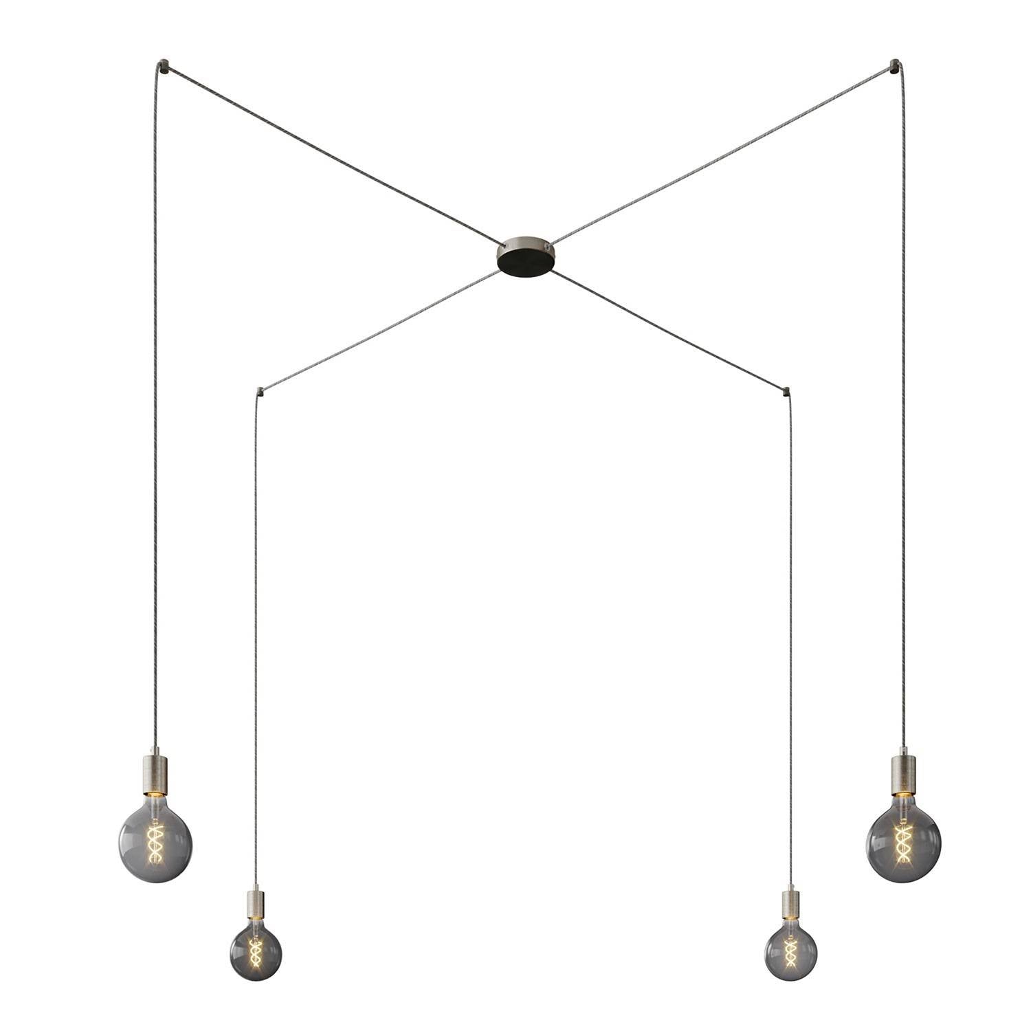 Spider - závěsné svítidlo se 4 světly, průměr baldachýnu 120 mm, max 105 W na objímku