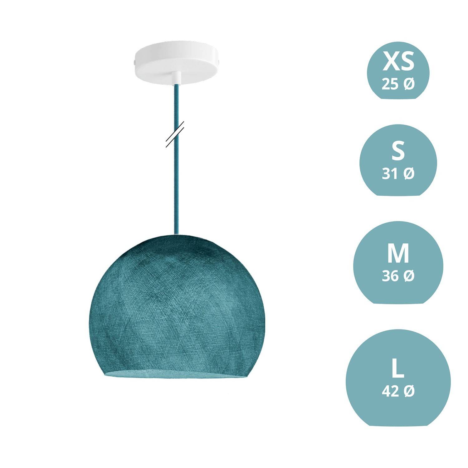 Závěsná lampa Kupole z PE vlákna, 120 cm kabel, max 20 W