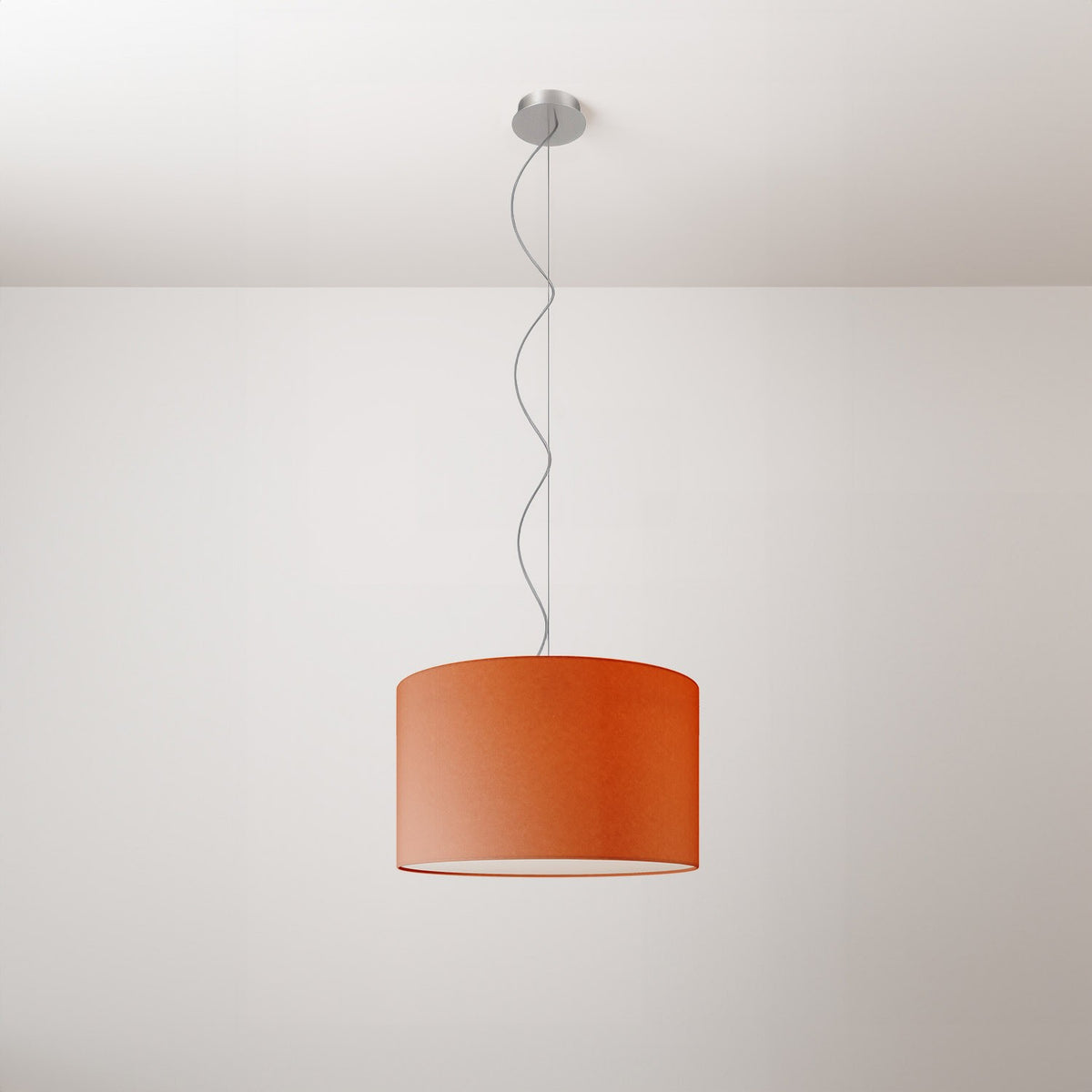 Závěsné svítidlo Cilindro Small, průměr 38 cm, teplé světlo 2700K