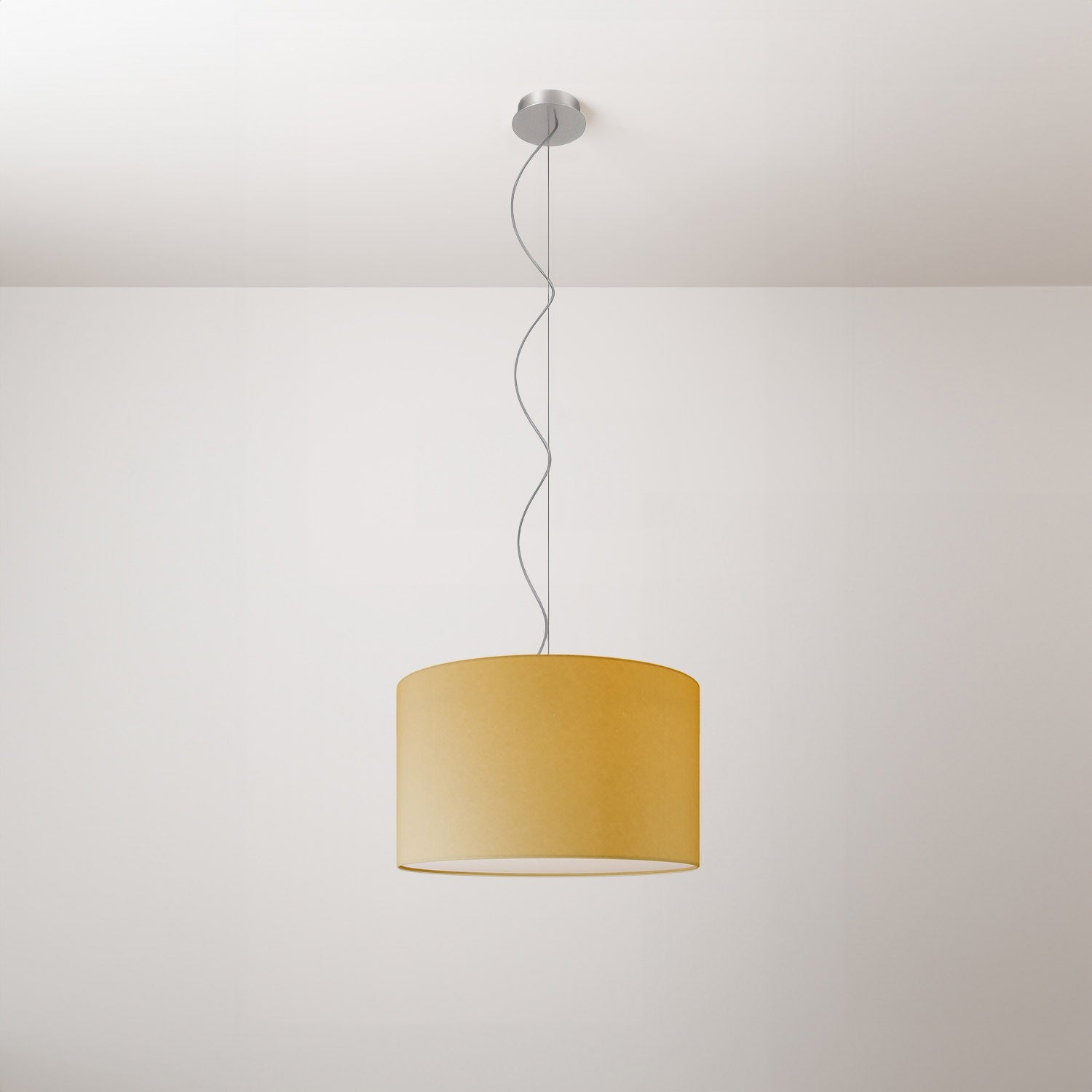 Závěsné svítidlo Cilindro Small, průměr 38 cm, teplé světlo 2700K