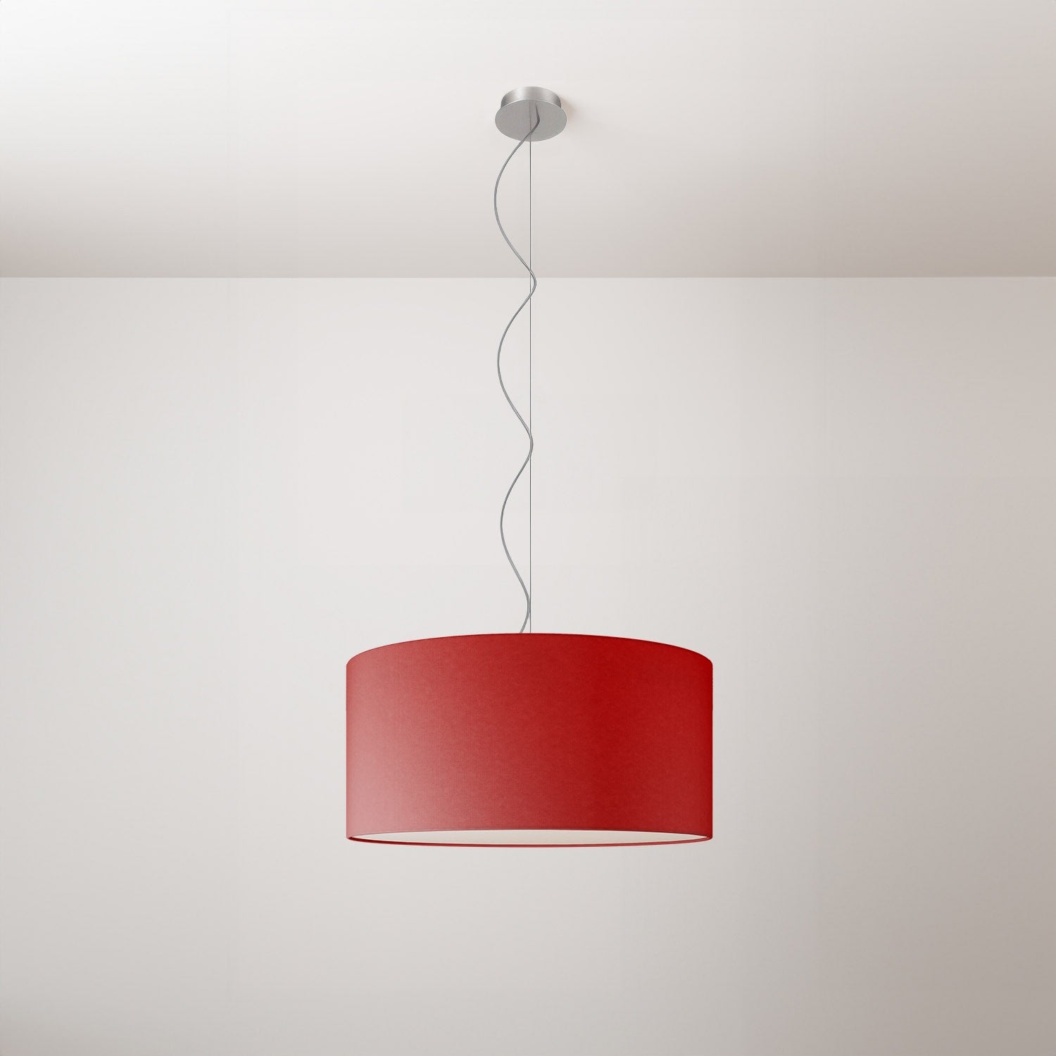 Závěsné svítidlo Cilindro Medium, průměr 48 cm, teplé světlo 2700K