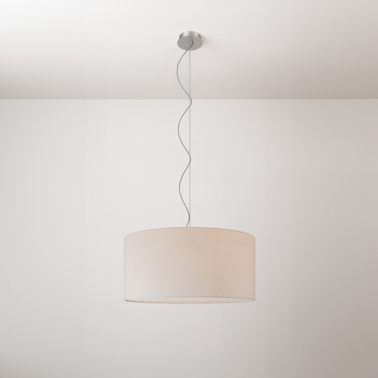 Závěsné svítidlo Cilindro Medium, průměr 48 cm, teplé světlo 2700K