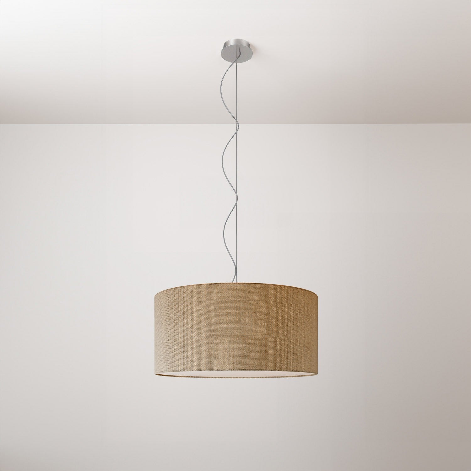 Závěsné svítidlo Cilindro Medium, průměr 48 cm, teplé světlo 2700K