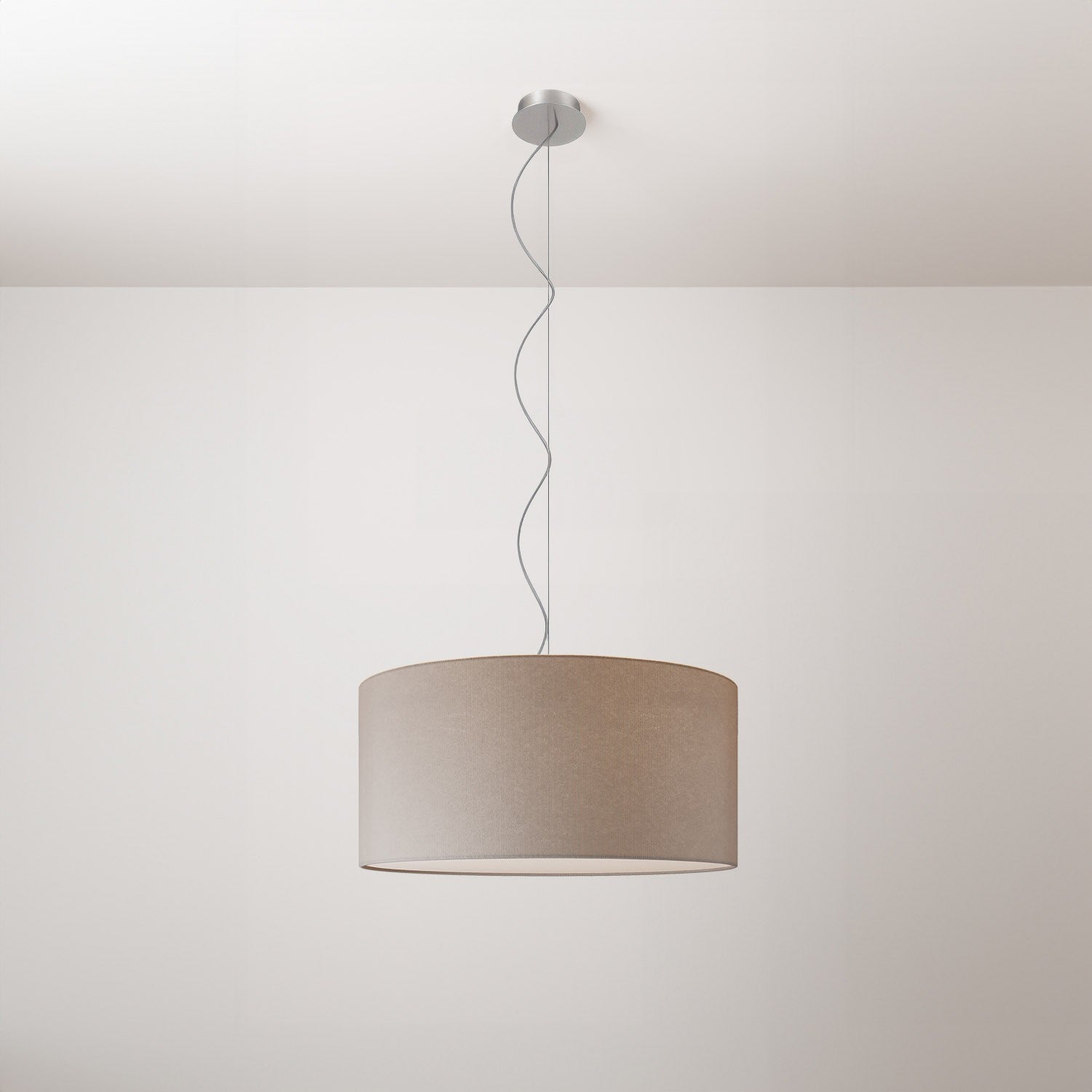 Závěsné svítidlo Cilindro Medium, průměr 48 cm, teplé světlo 2700K