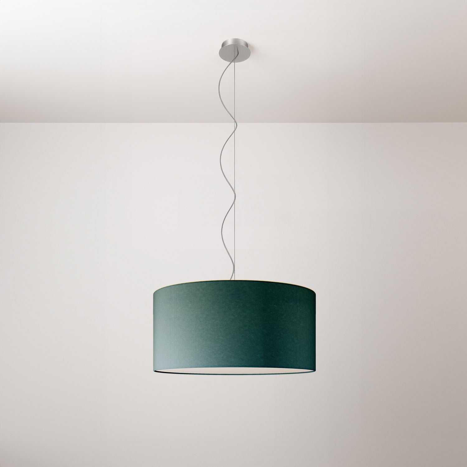 Závěsné svítidlo Cilindro Medium, průměr 48 cm, teplé světlo 2700K