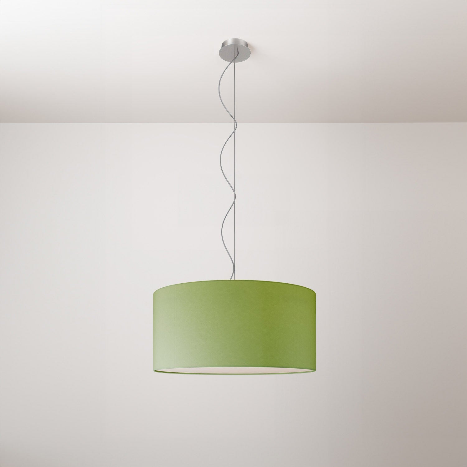 Závěsné svítidlo Cilindro Medium, průměr 48 cm, teplé světlo 2700K