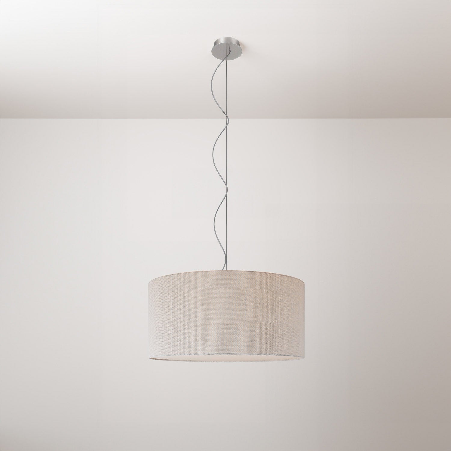 Závěsné svítidlo Cilindro Medium, průměr 48 cm, teplé světlo 2700K