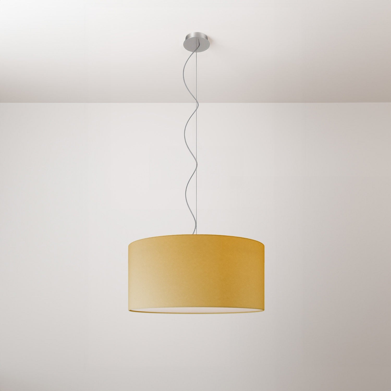 Závěsné svítidlo Cilindro Medium, průměr 48 cm, teplé světlo 2700K