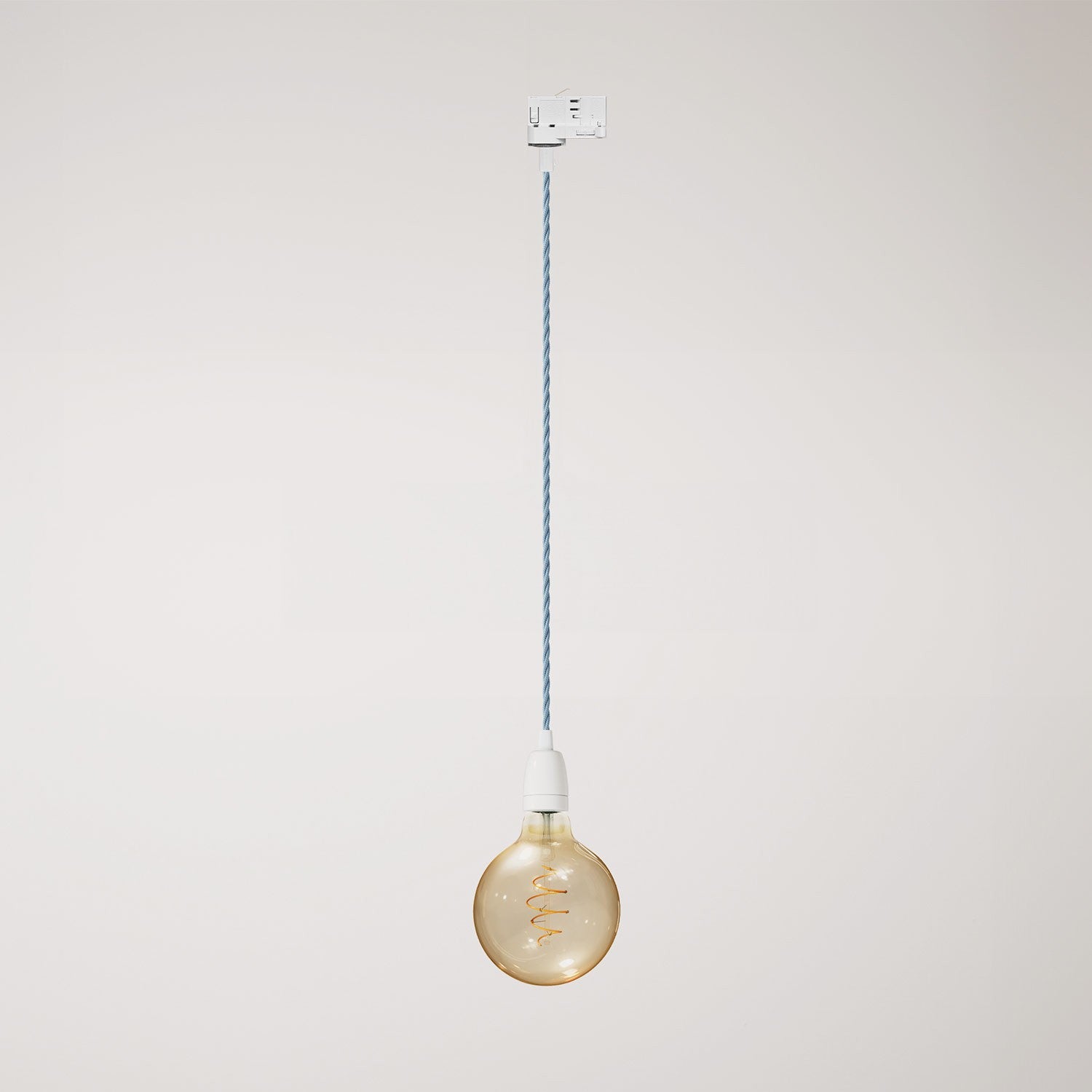Klasická závěsná lampa s bílým porcelánem, 4 W, stmívatelná
