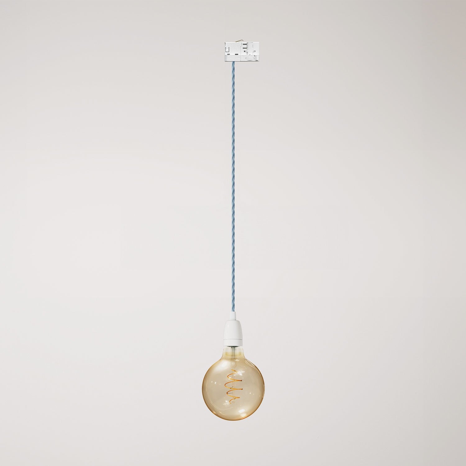 Klasická závěsná lampa s bílým porcelánem, 4 W, stmívatelná