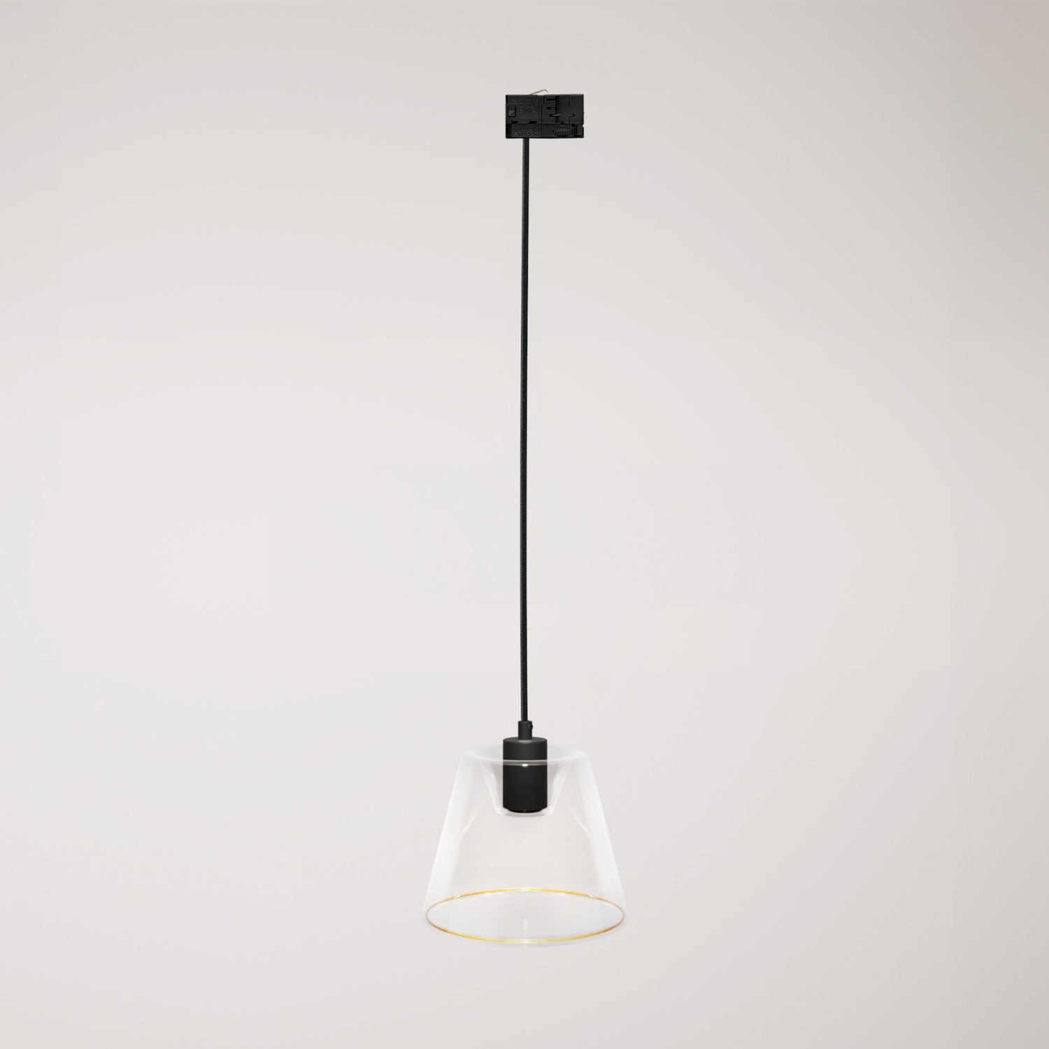 Závěsné svítidlo Ghost s textilním kabelem 120 cm a LED žárovkou 6 W