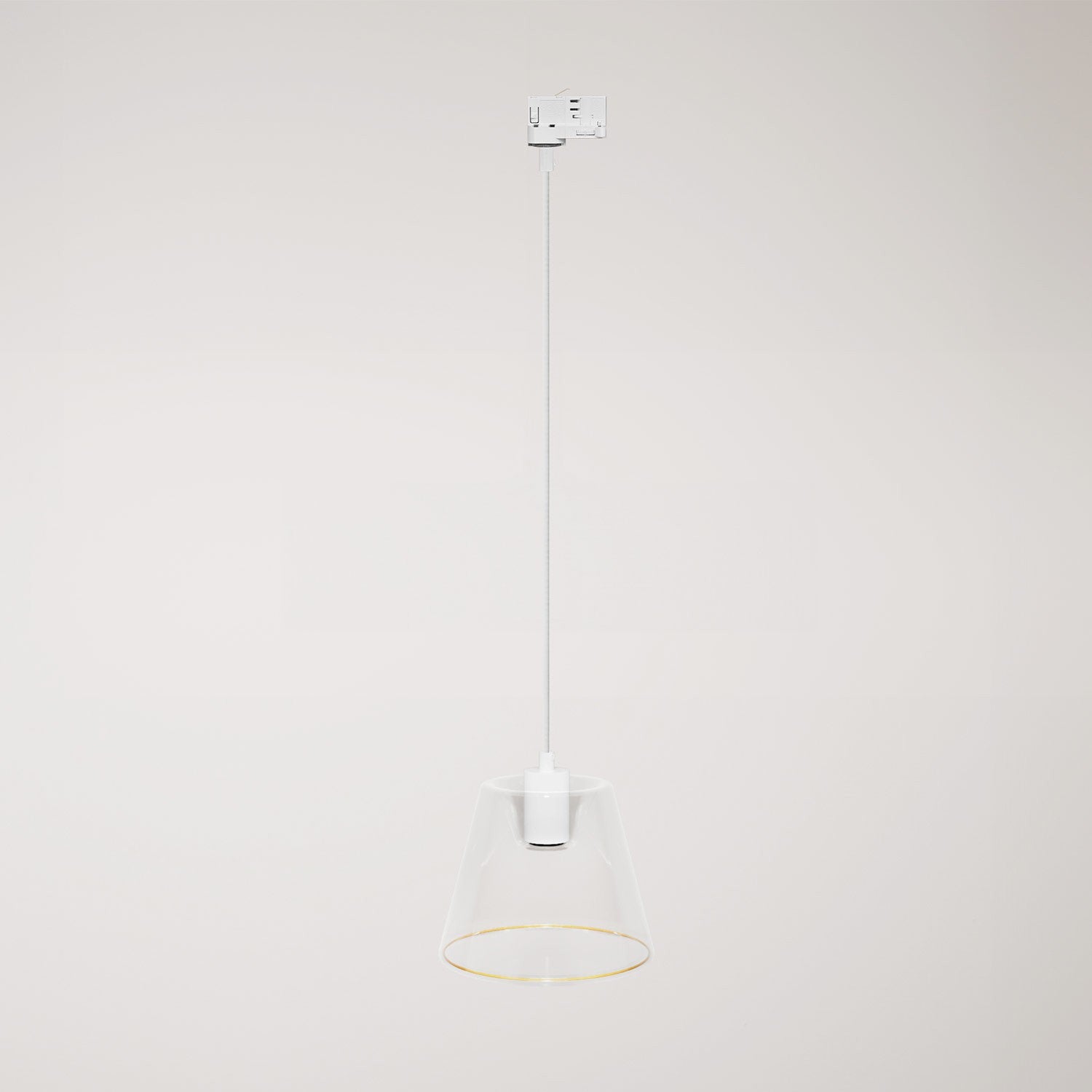 Závěsné svítidlo Ghost s textilním kabelem 120 cm a LED žárovkou 6 W