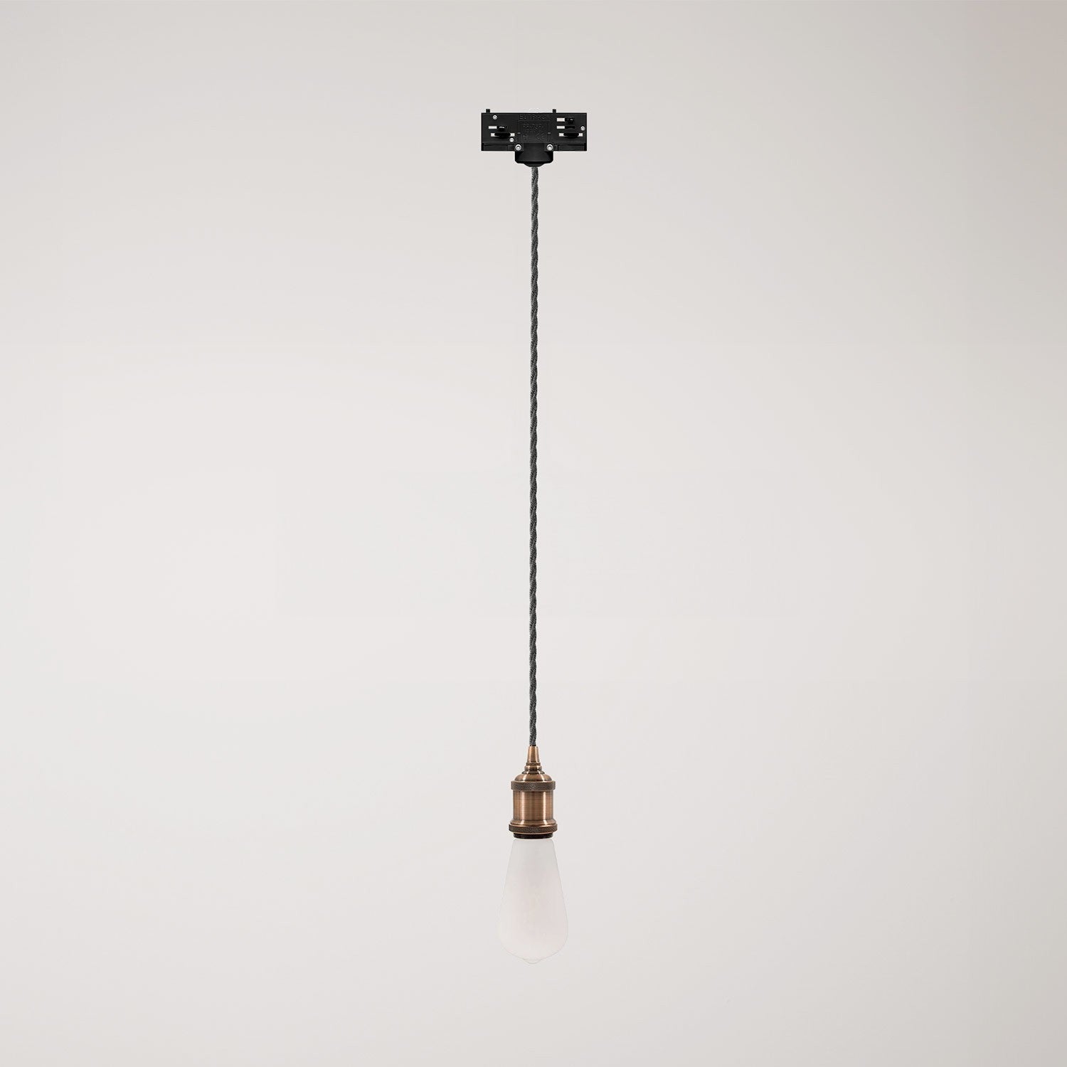 Vintage závěsná lampa s opleteným kabelem 120 cm a objímkou E27 max. 57 W