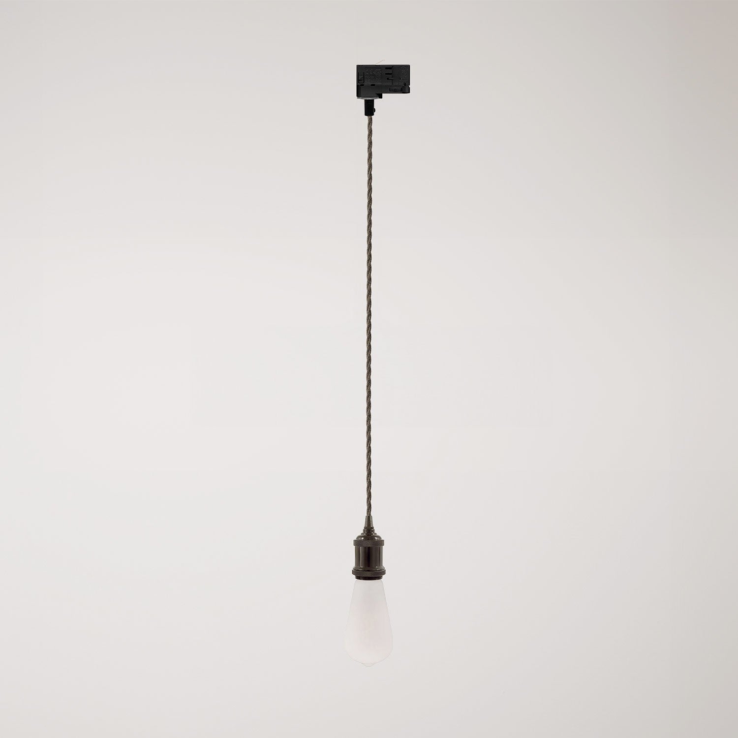 Vintage závěsná lampa s opleteným kabelem 120 cm a objímkou E27 max. 57 W