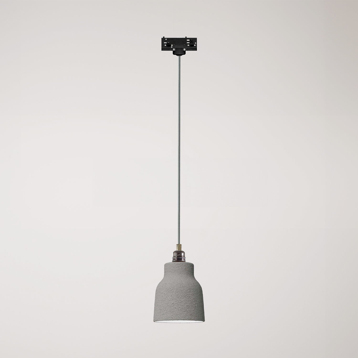 Závěsná lampa Vaso s keramickým stínidlem Ø 130 mm a kolejnicovým adaptérem