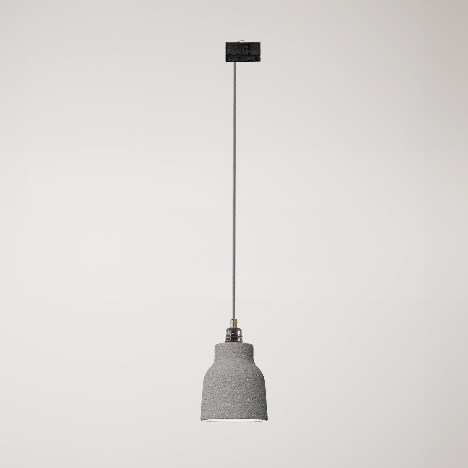 Závěsná lampa Vaso s keramickým stínidlem Ø 130 mm a kolejnicovým adaptérem