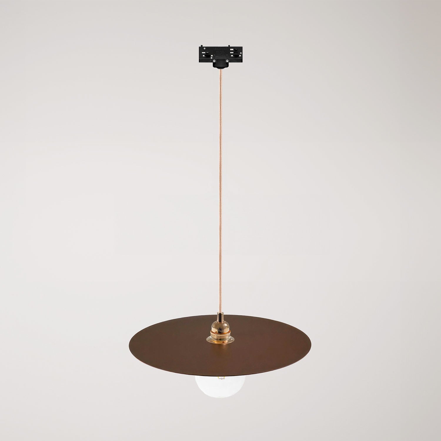 Závěsná lampa Ellepi XL s lakovaným železem, ø 400 mm, E27, max. 57 W