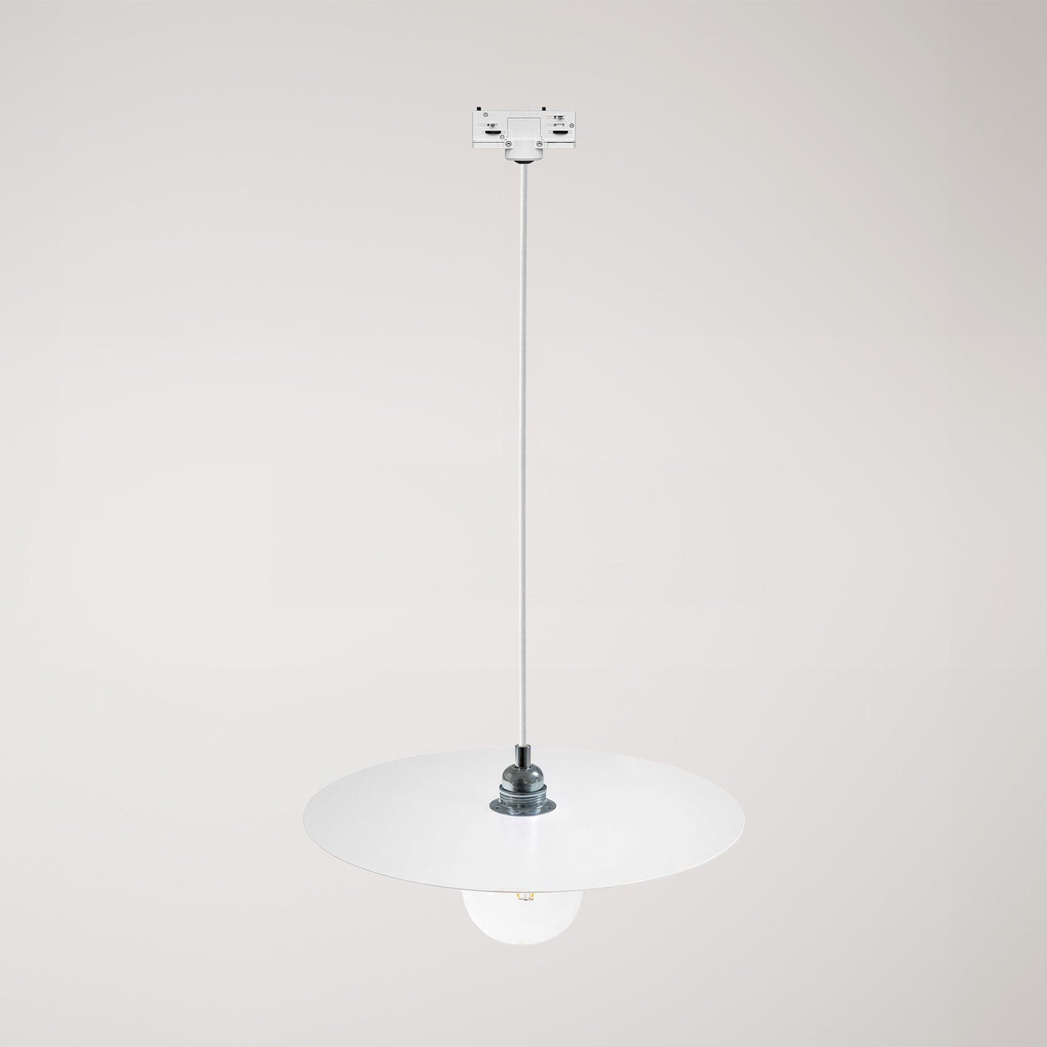 Závěsná lampa Ellepi XL s lakovaným železem, ø 400 mm, E27, max. 57 W