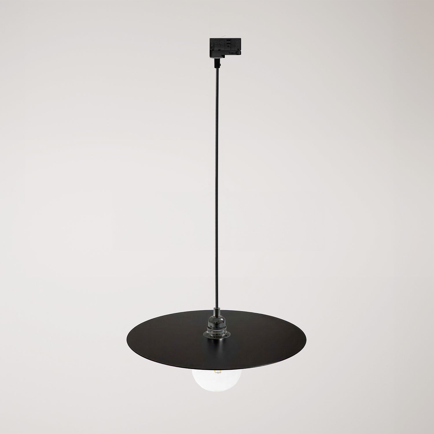 Závěsná lampa Ellepi XL s lakovaným železem, ø 400 mm, E27, max. 57 W