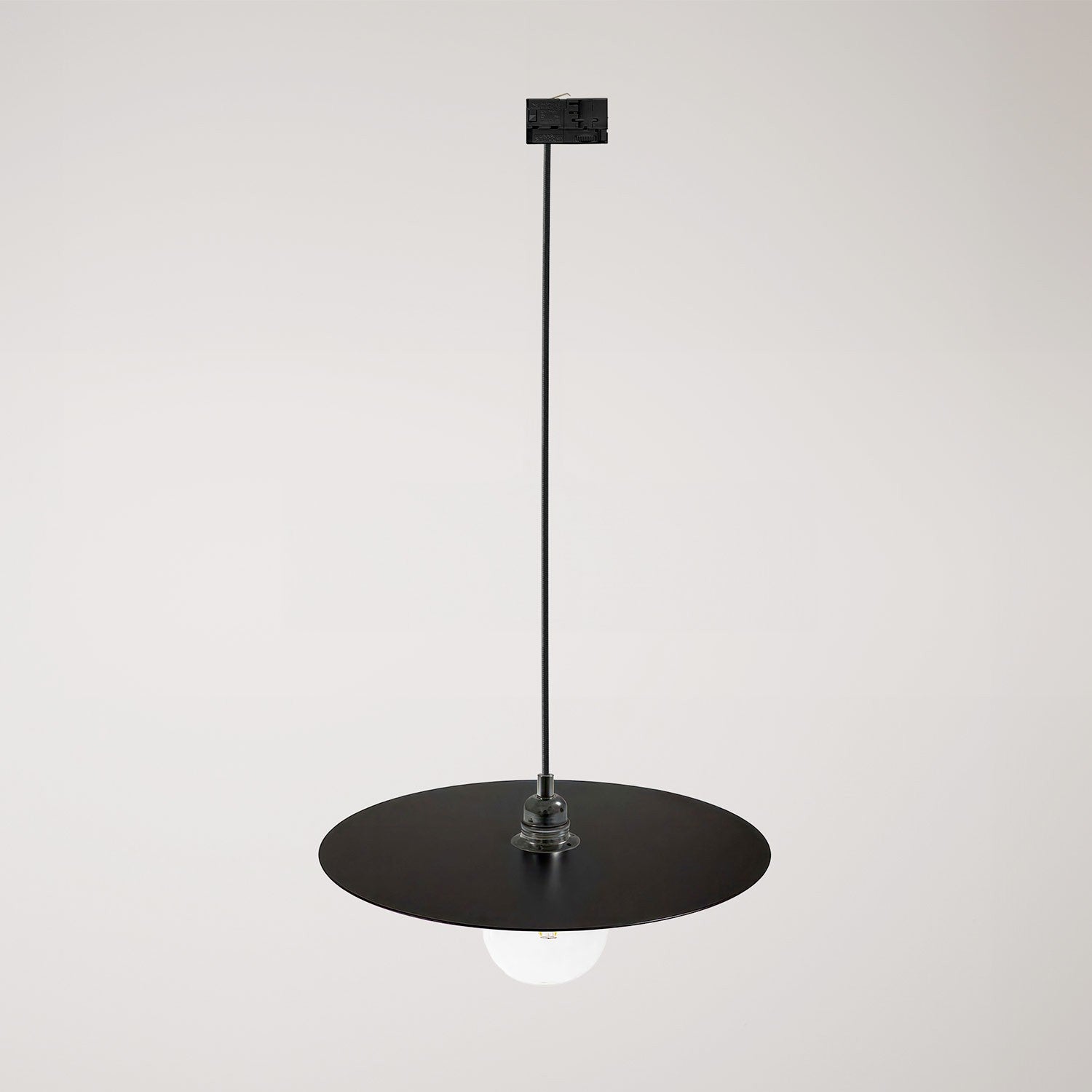 Závěsná lampa Ellepi XL s lakovaným železem, ø 400 mm, E27, max. 57 W