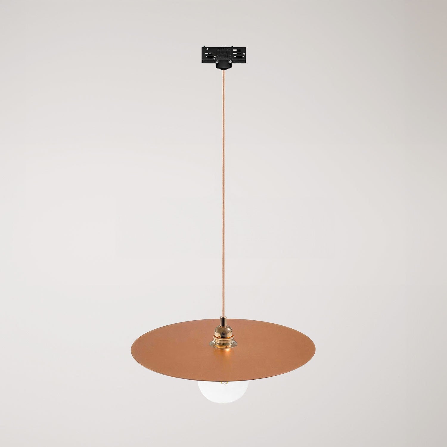 Závěsná lampa Ellepi XL s lakovaným železem, ø 400 mm, E27, max. 57 W