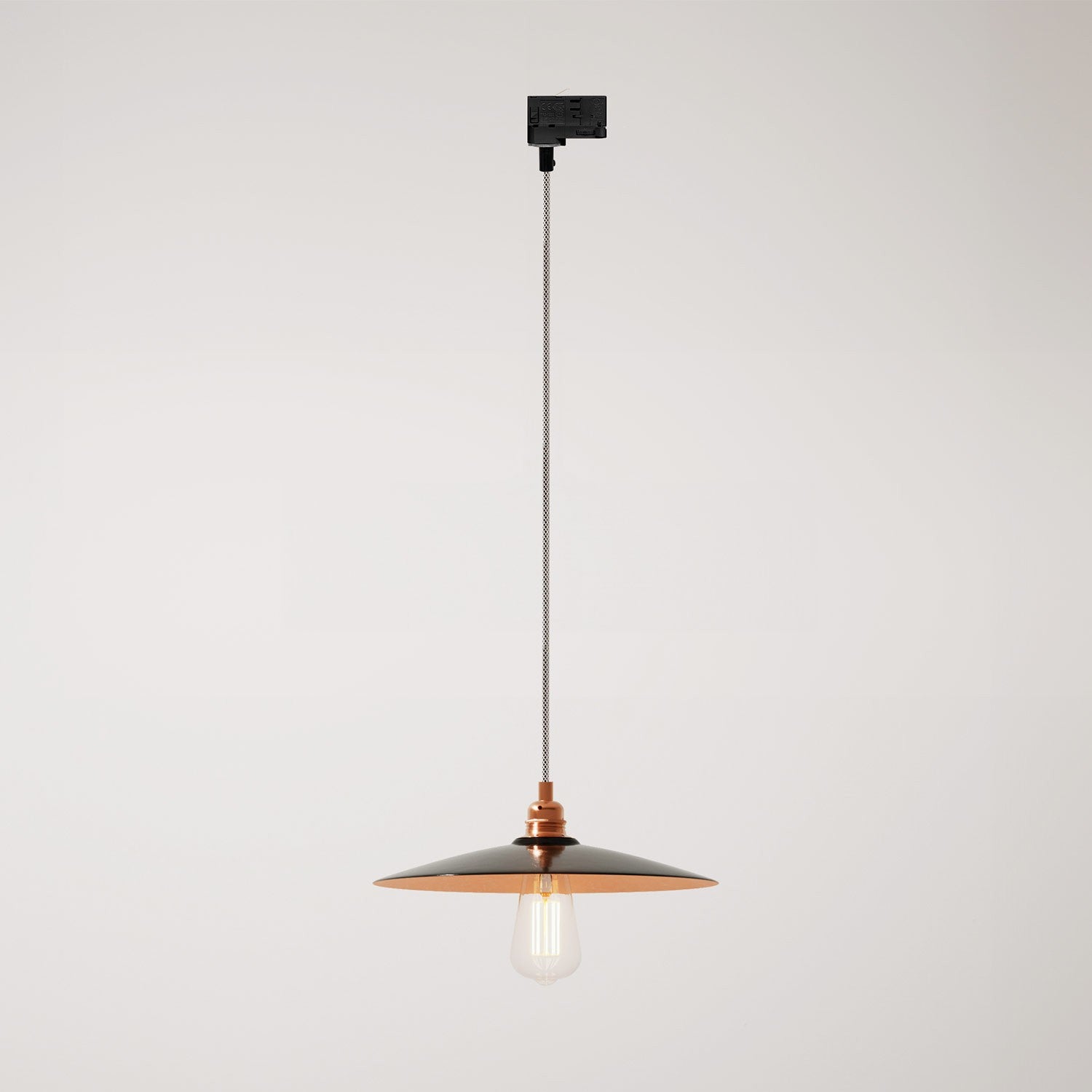 Závěsné svítidlo Piatto plate s keramickým stínidlem Ø 310 mm, max. 57 W
