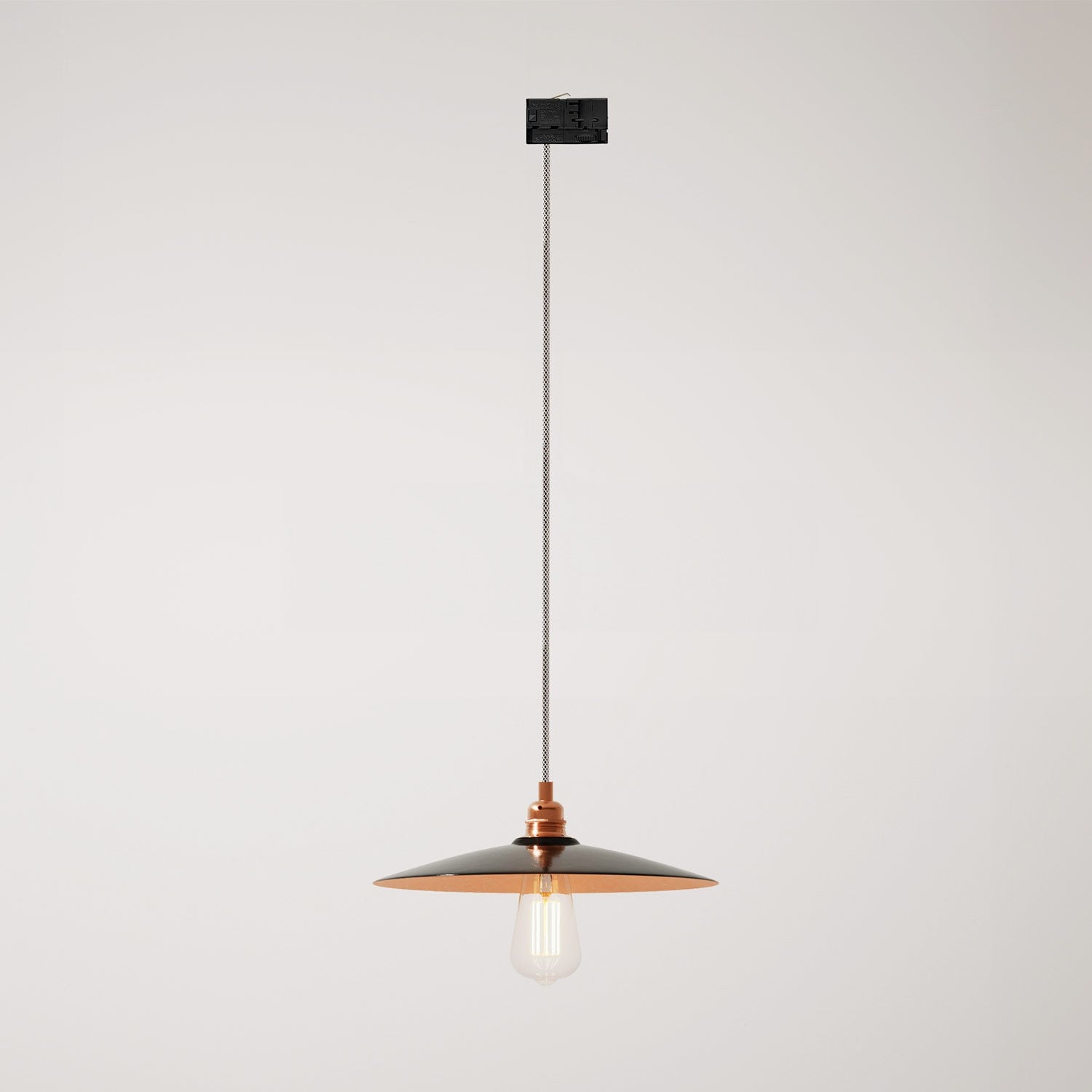 Závěsné svítidlo Piatto plate s keramickým stínidlem Ø 310 mm, max. 57 W