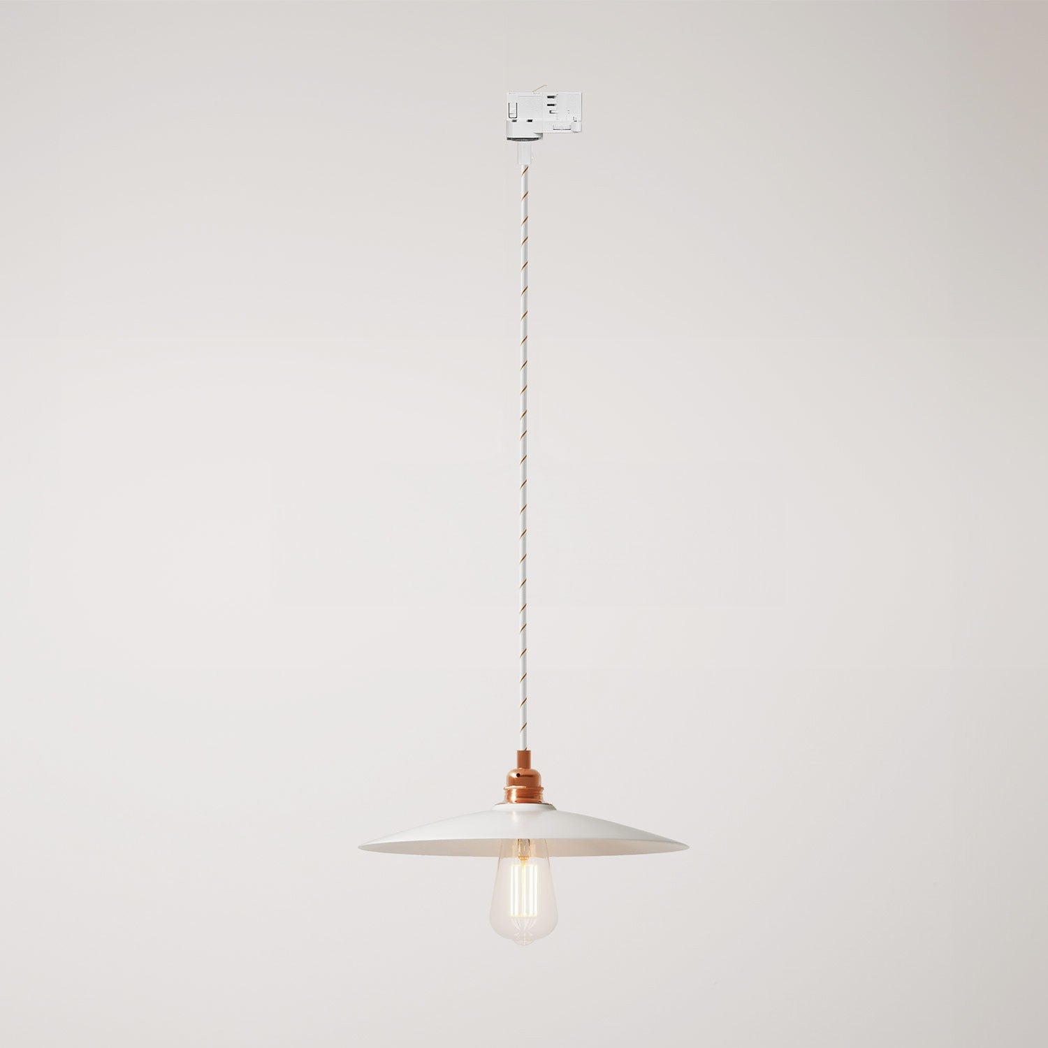 Závěsné svítidlo Piatto plate s keramickým stínidlem Ø 310 mm, max. 57 W