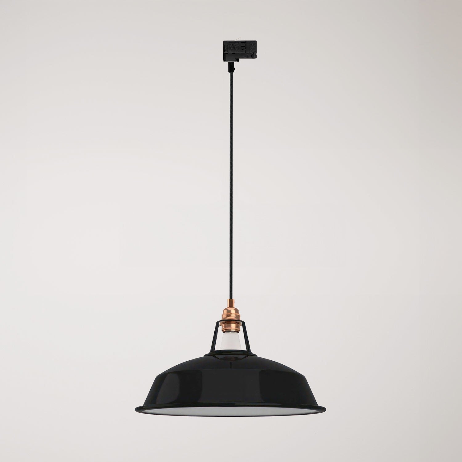 Harbour kolejnicová lampa se smaltovaným stínidlem ø 300 mm, E27, max. 57 W
