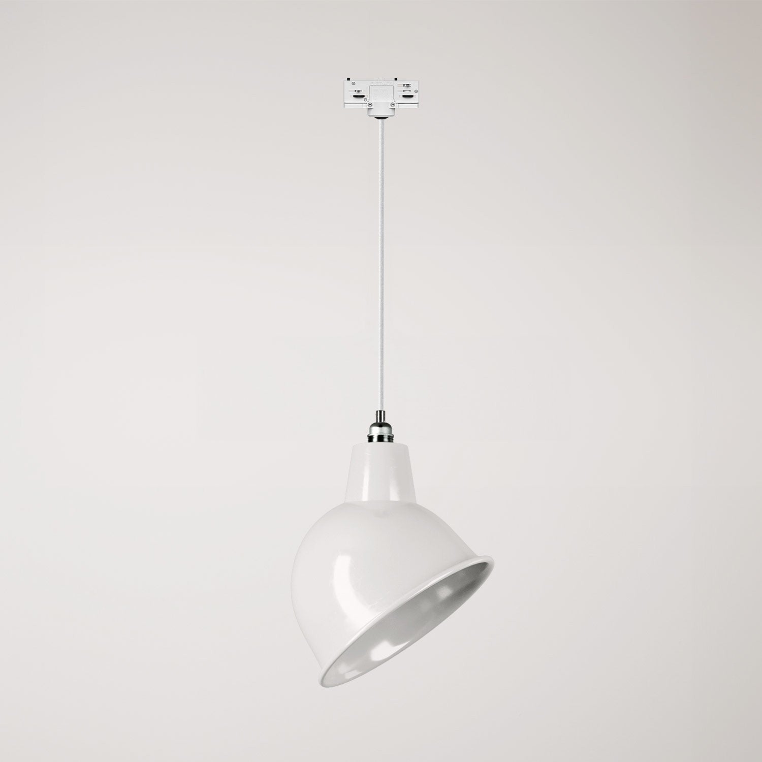 Závěsná lampa Broadway s kovovým stínidlem ø 300 mm a výkonem 57 W