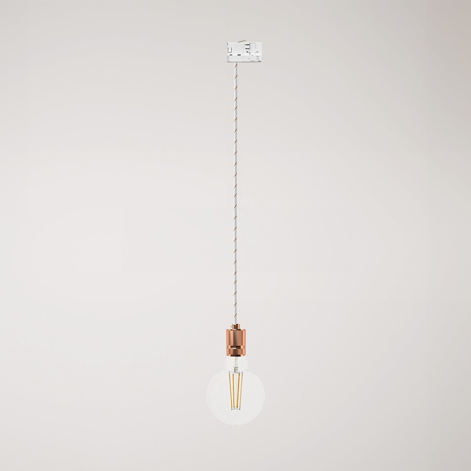 Závěsné svítidlo s hliníkovým držákem E27, 120 cm kabel, max. 57 W