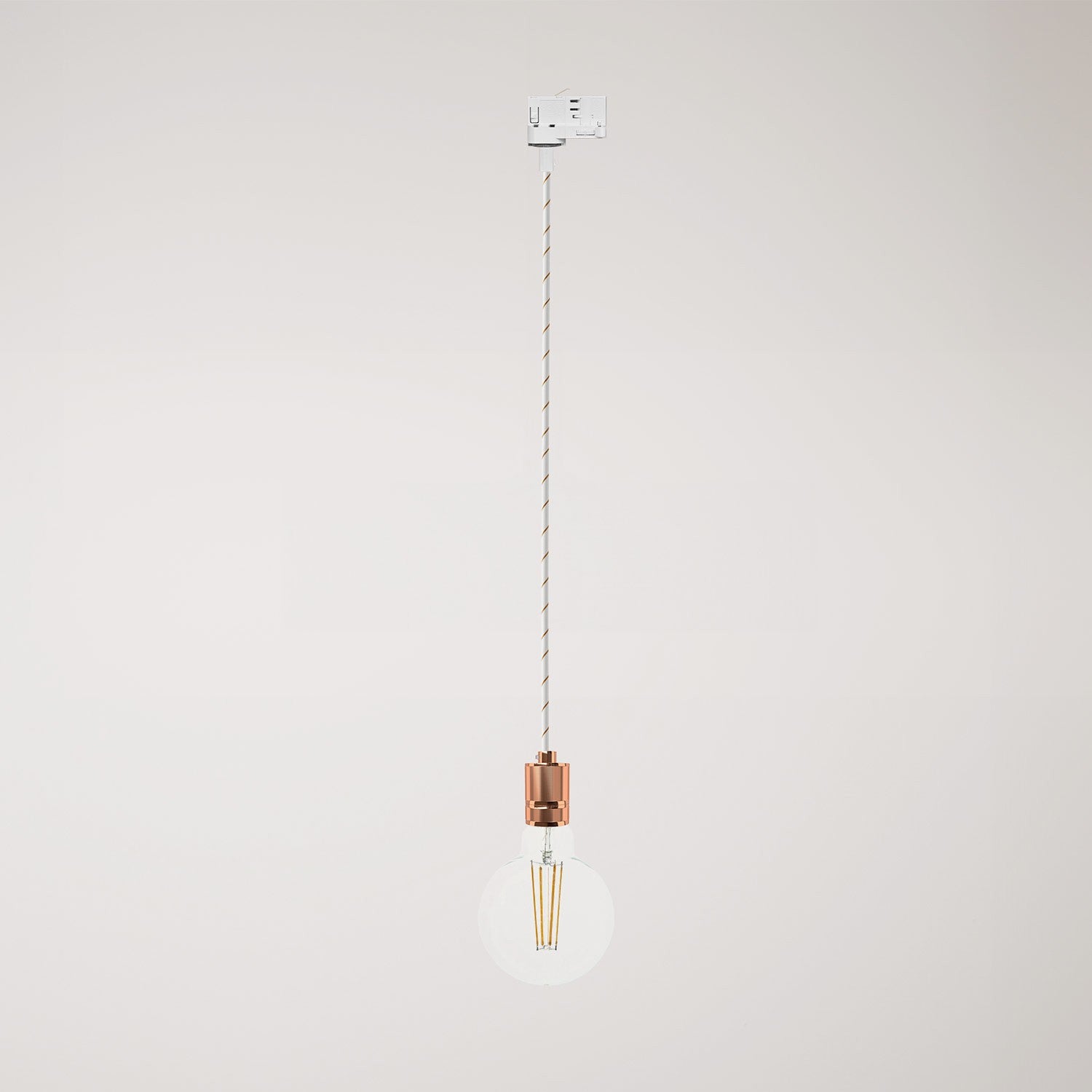 Závěsné svítidlo s hliníkovým držákem E27, 120 cm kabel, max. 57 W