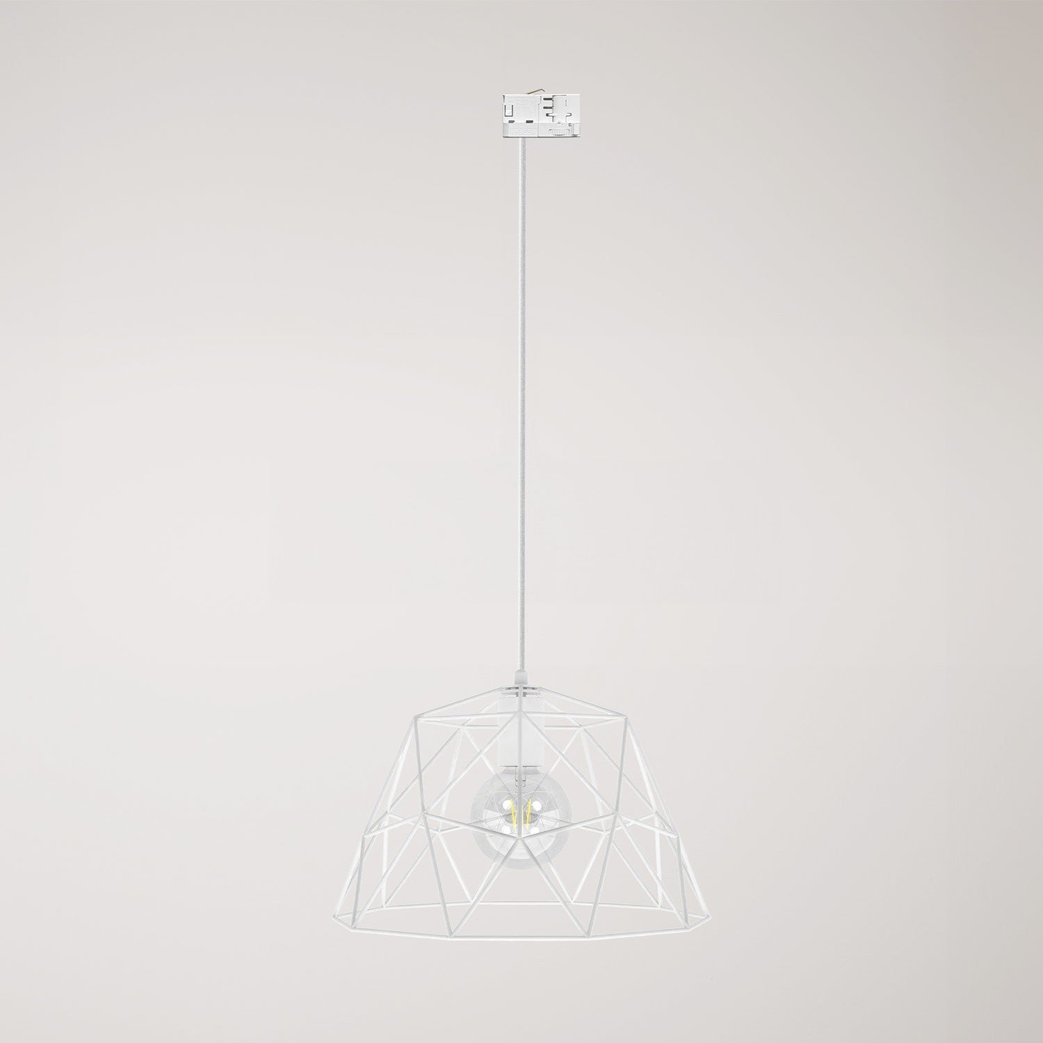 Kupolové závěsné svítidlo Dome s kovovým stínidlem ø 350 mm a výkonem 57 W