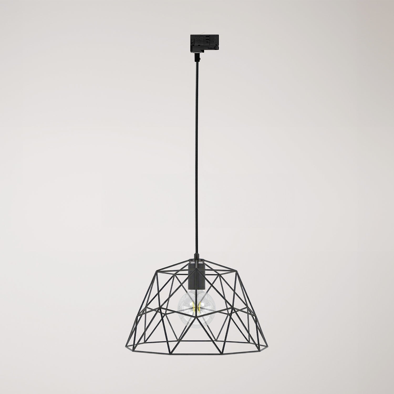 Kupolové závěsné svítidlo Dome s kovovým stínidlem ø 350 mm a výkonem 57 W