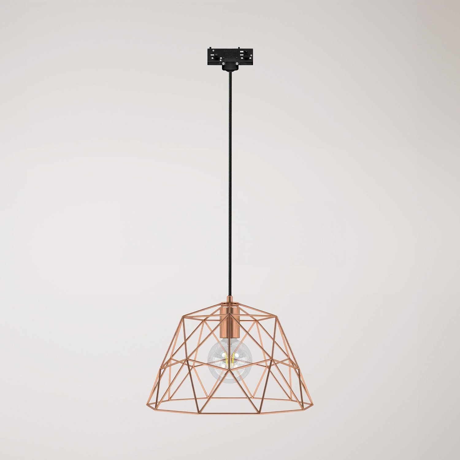 Kupolové závěsné svítidlo Dome s kovovým stínidlem ø 350 mm a výkonem 57 W