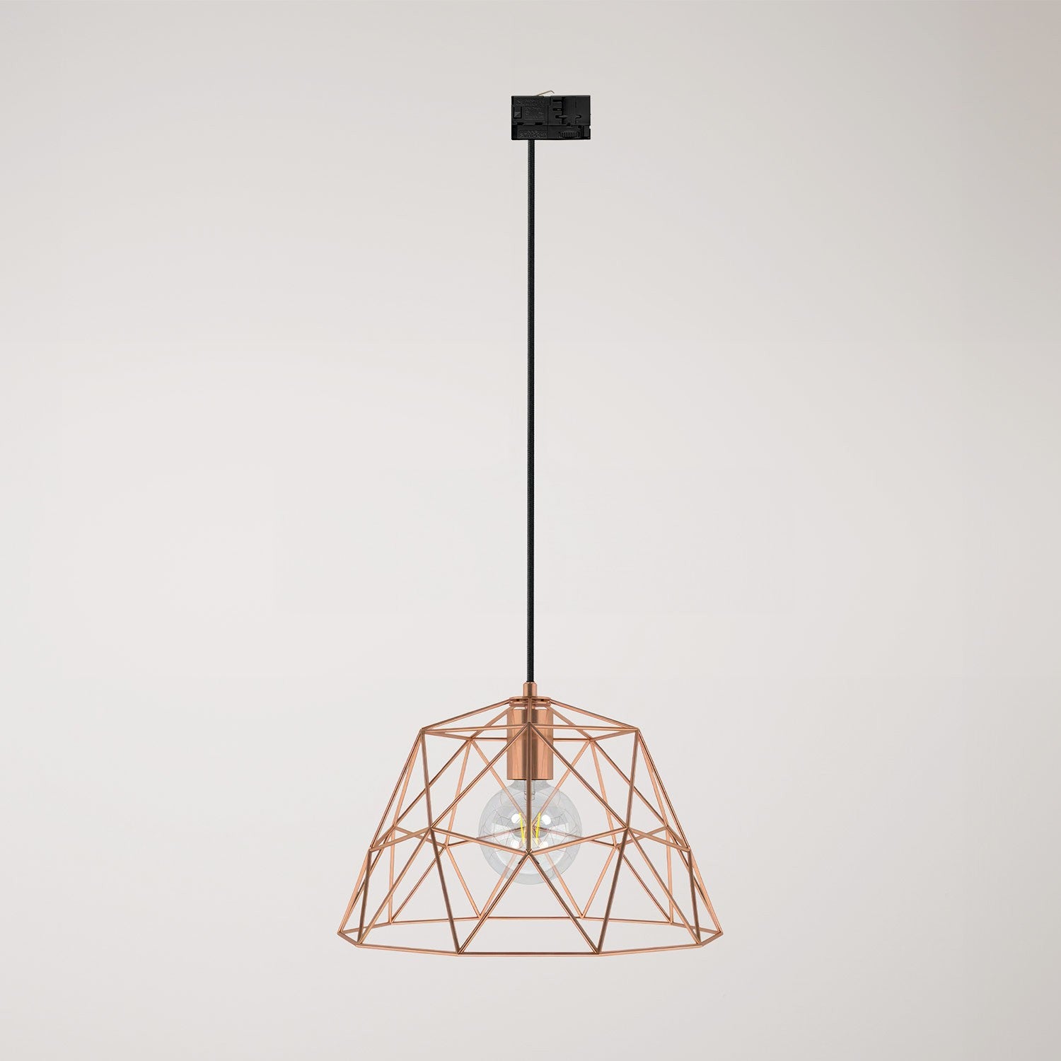 Kupolové závěsné svítidlo Dome s kovovým stínidlem ø 350 mm a výkonem 57 W