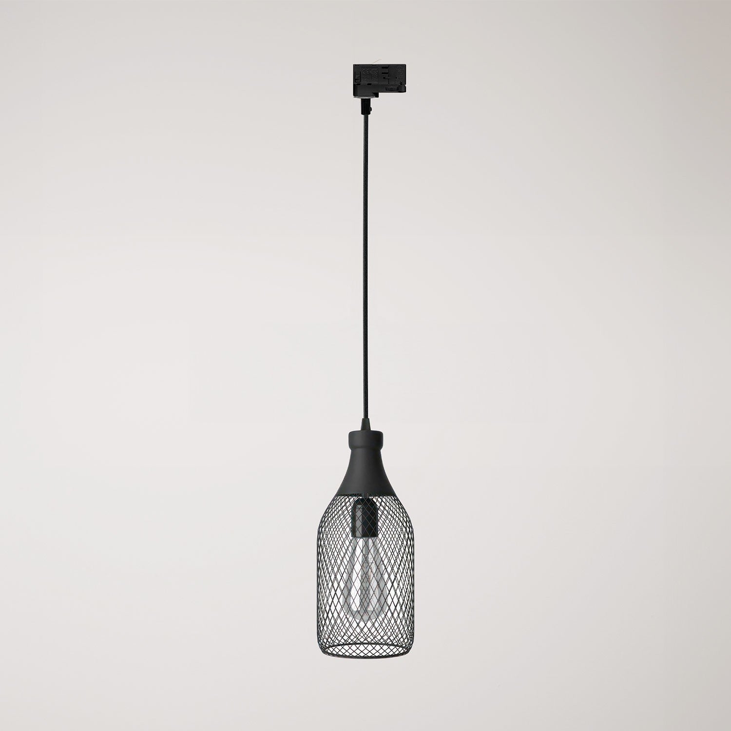 Závěsné svítidlo Jéroboam s kovovým stínidlem a LED žárovkou E27, 57 W