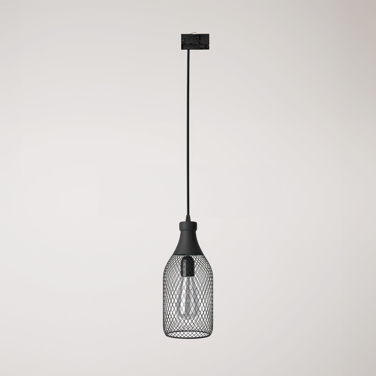 Závěsné svítidlo Jéroboam s kovovým stínidlem a LED žárovkou E27, 57 W