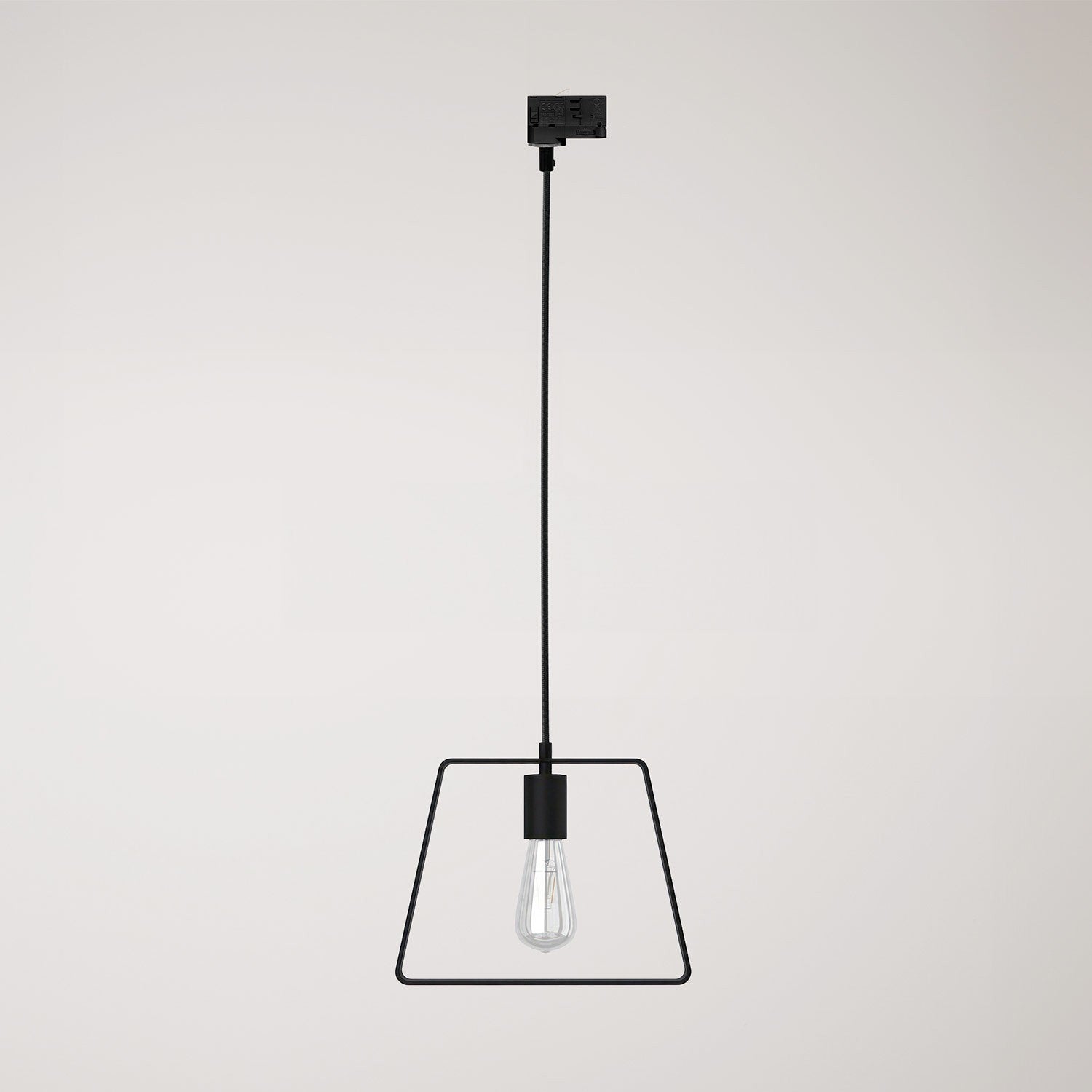 Závěsné svítidlo Duedì s kovovým stínidlem, E27, max. 57 W, šířka 280 mm, výška 240 mm