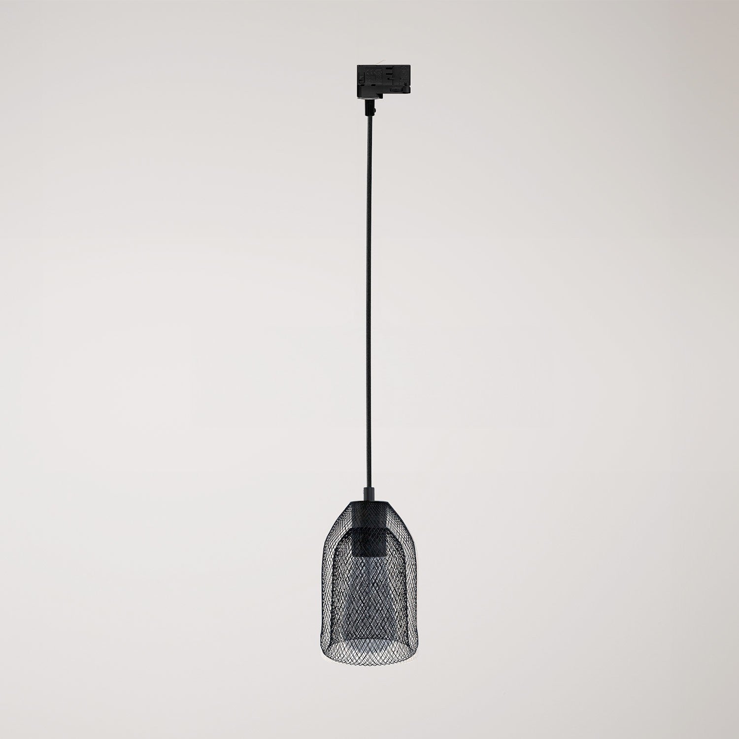 Závěsné svítidlo Ghostbell s kovovým stínidlem ø 125 mm a výkonem 57 W