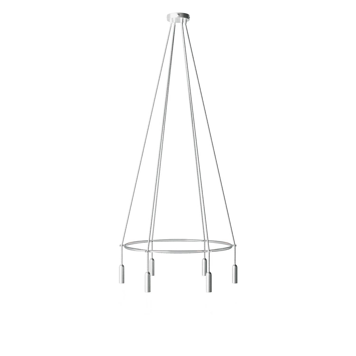 Lustr Cage P-light, 6 žárovek E14, průměr 60 cm, výška 127 cm