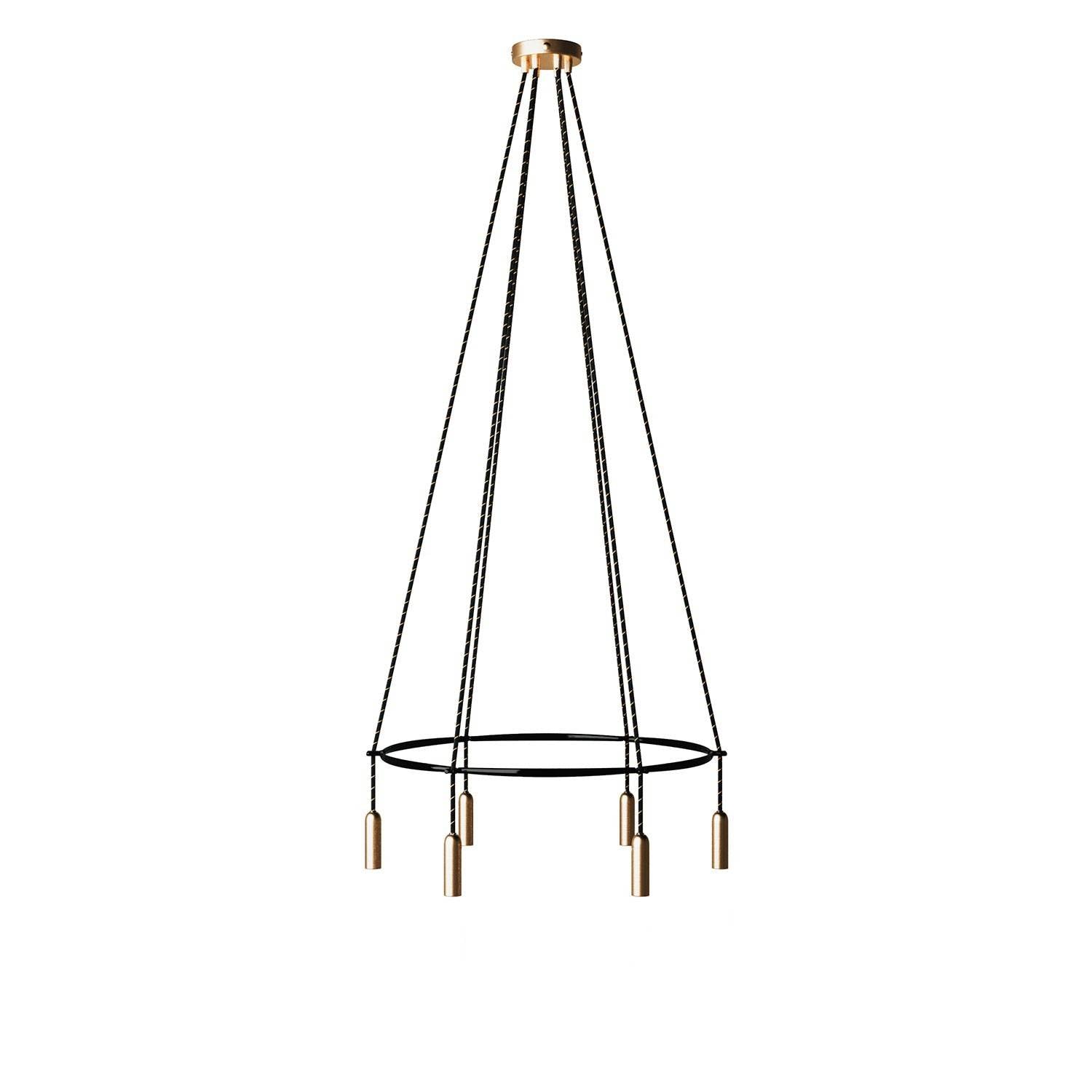 Lustr Cage P-light, 6 žárovek E14, průměr 60 cm, výška 127 cm